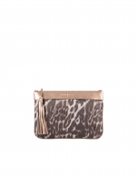 Zoe Leopard animal print fabric.