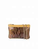 Clutch en piel vacuno 