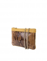 Clutch en piel vacuno 