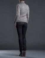 Heavy knit gray sweater 