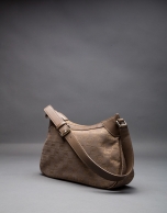 Josefina bag, jacquard, cowhide and gilded lurex with RV  logo