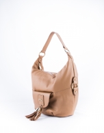 Camel leather Petra hobo bag 