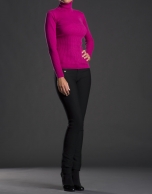 Fine knit fuchsia sweater 