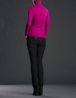 Fine knit fuchsia sweater 