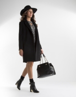 Short black coat 