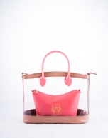 Pink  two piece Vera shopping bag 