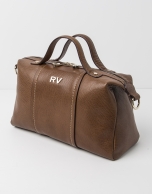 Brown bowling bag