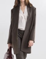 Dark brown coat