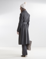 Gray structured coat