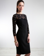 Black lace dress