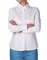 White backstitched shirt