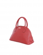 Red cowhide bowling bag