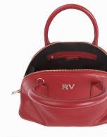 Red cowhide bowling bag