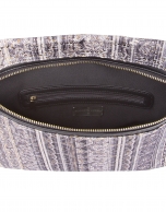 Jacquard courier bag