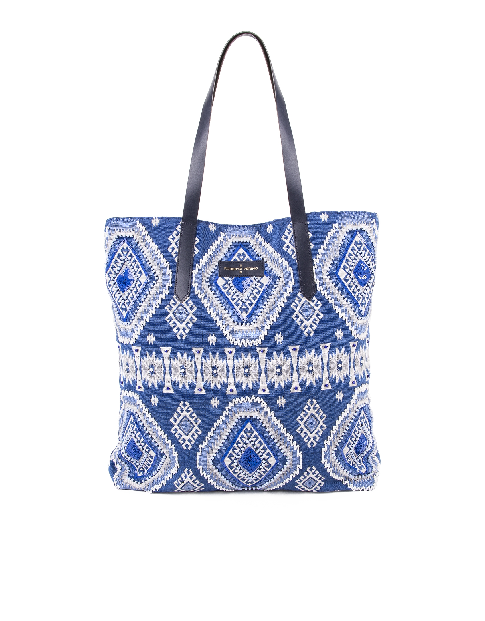 Aztec print shopping bag