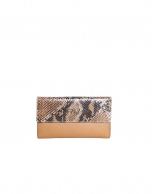 Color block cowhide billfold