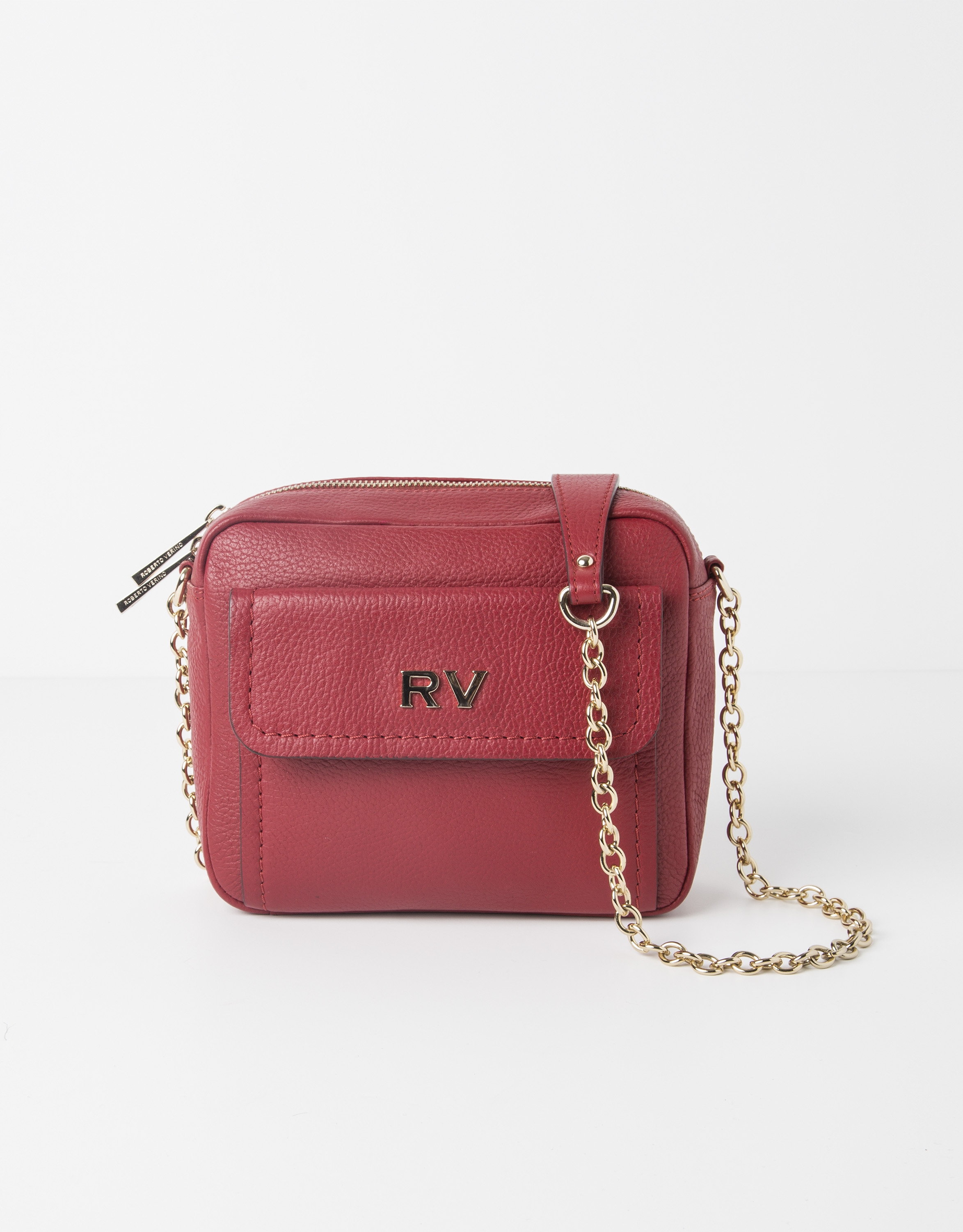 Red shoulder bag