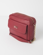 Red shoulder bag