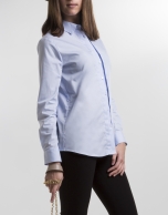 Blue cotton shirt