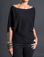 Black bee hive sweater