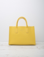 Yellow Montpellier shopping bag