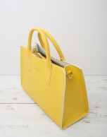 Yellow Montpellier shopping bag