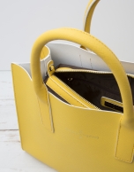 Yellow Montpellier shopping bag