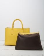 Yellow Montpellier shopping bag