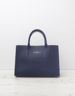 Blue Montpellier shopping bag