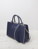 Blue Montpellier shopping bag