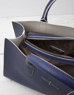 Blue Montpellier shopping bag