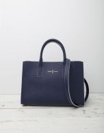 Blue Montpellier shopping bag