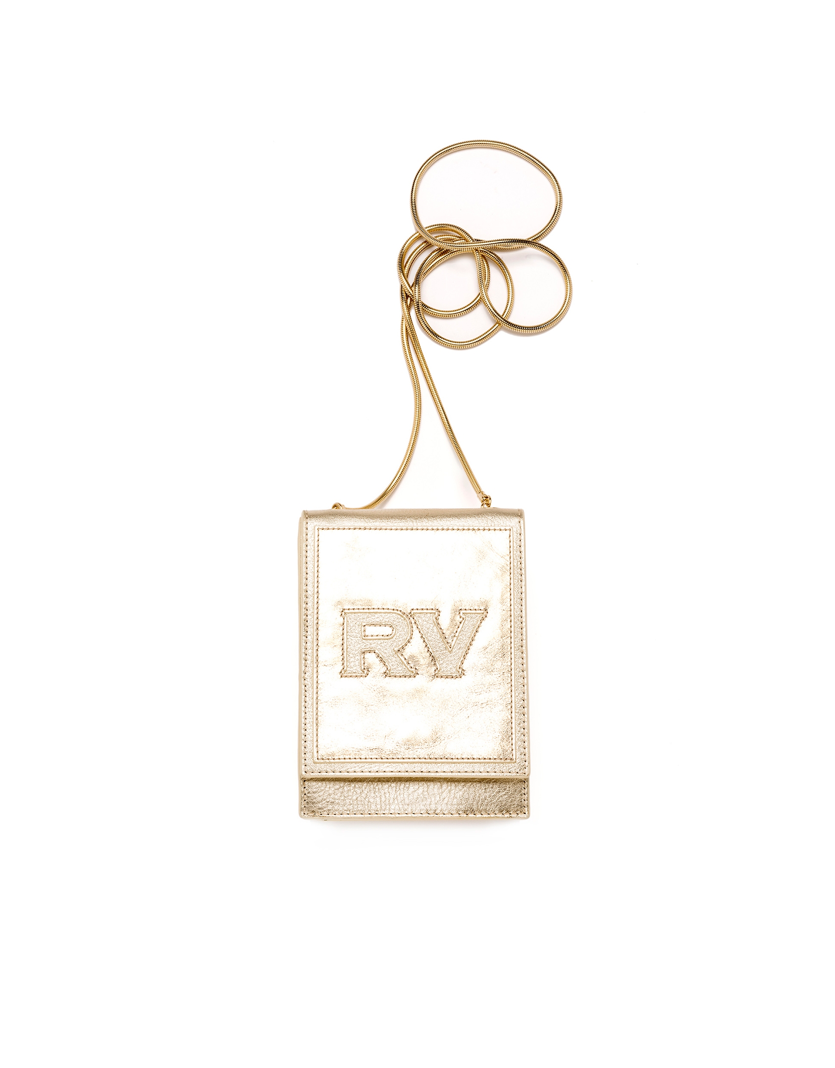 Gold leather mini Eme shoulder bag