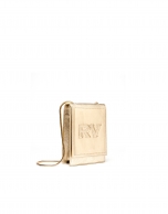 Gold leather mini Eme shoulder bag