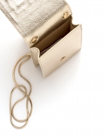 Gold leather mini Eme shoulder bag