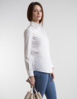 Long sleeved off-white shirt