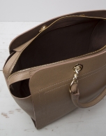 Bolso Satchel Romeo camel