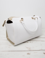 White Romeo satchel bag