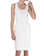 Off white sleeveless dress 