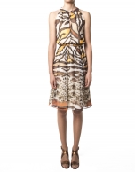 Short animal print dress