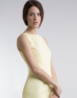 Yellow straight dress