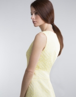 Yellow straight dress