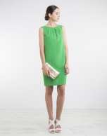 Green loose dress