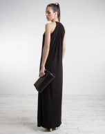 Vestido escote halter negro