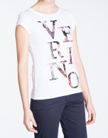 White sleeveless VERINO top