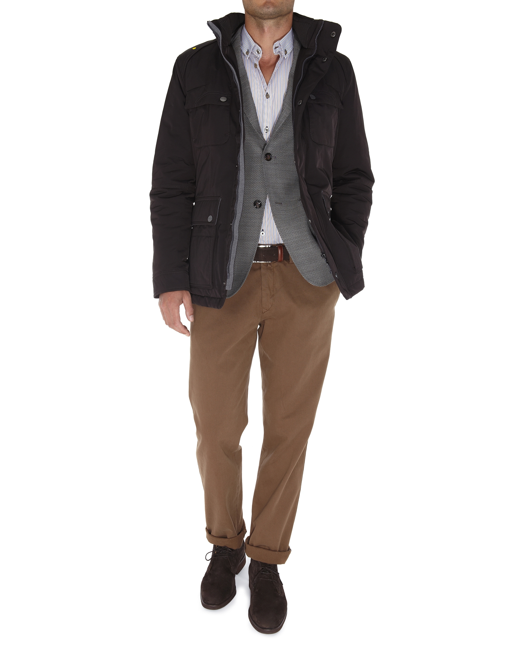 Sport jacket with four pockets