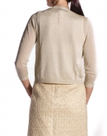 Fine knit gold jacket 