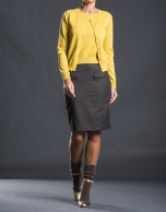 Mustard knit jacket