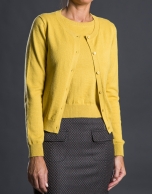 Mustard knit jacket