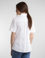 Camisa blanca manga corta